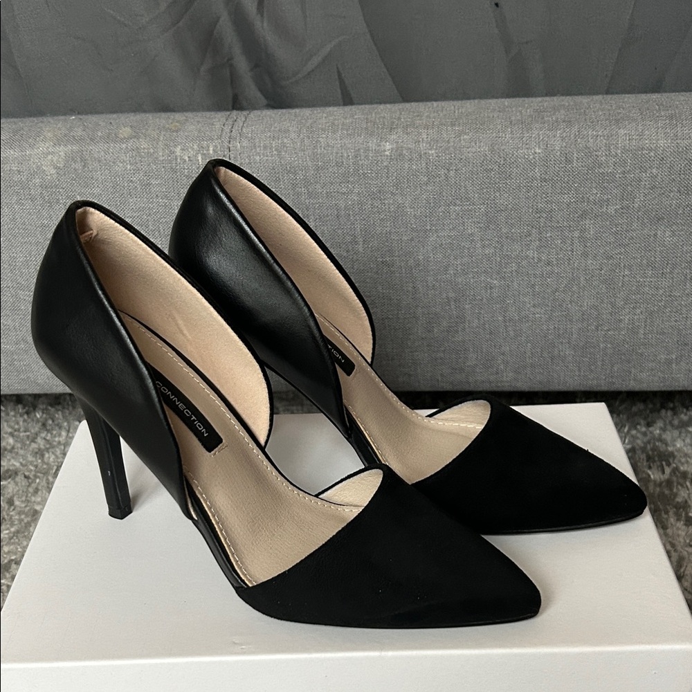 French Connection Black Heels